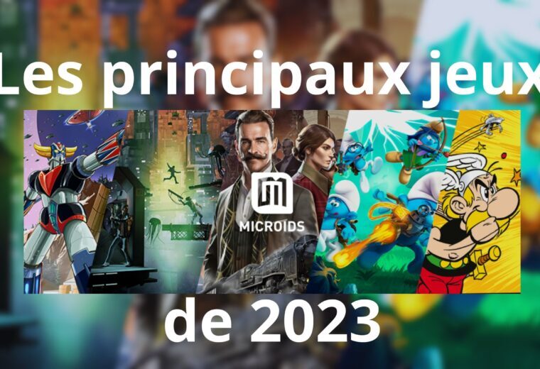 Microids : Les principaux jeux de 2023