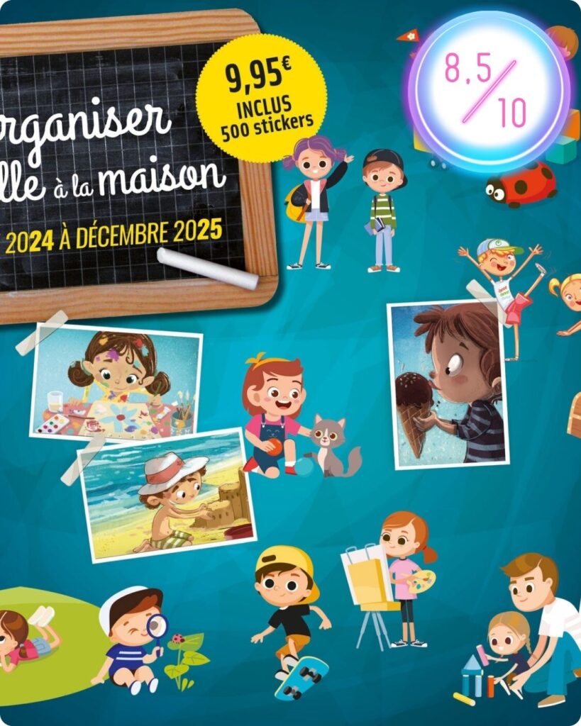 Agenda S’organiser en famille à la maison 2024 – 2025