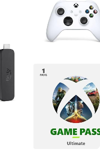 Pack Xbox Manette sans Fil – Carbon Black + 1 Mois Game Pass Ultimate + Amazon Fire TV Stick 4K