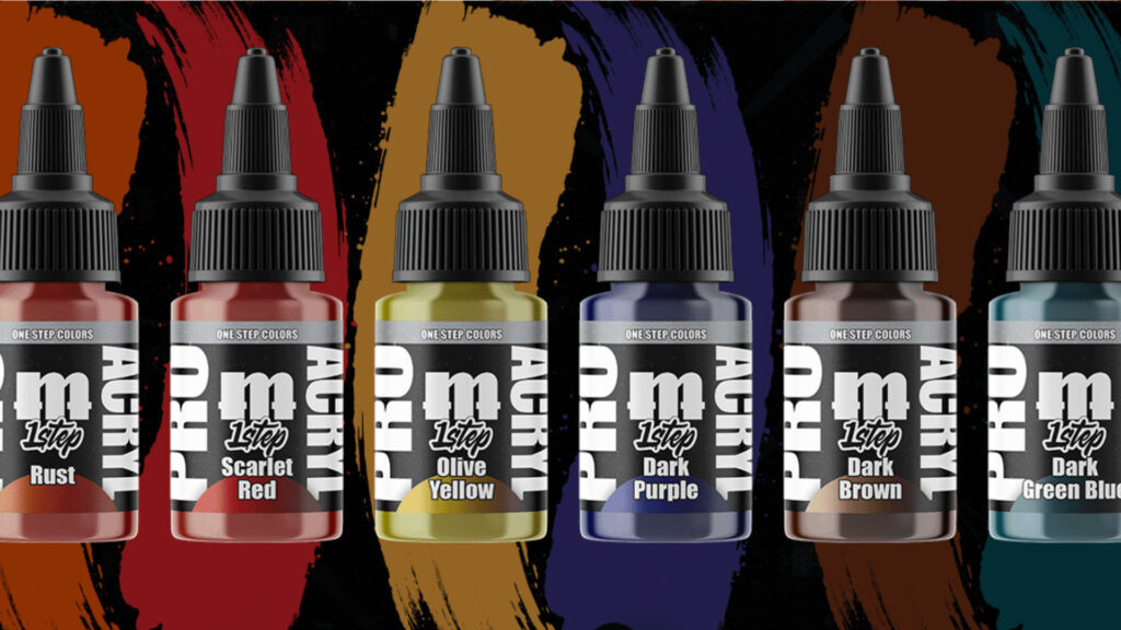 Monument Hobbies annonce douze nouvelles peintures PRO Acryl 1-Step